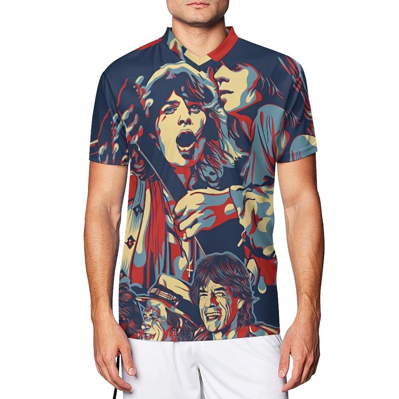 Carteles de conciertos personalizados de los Rolling Stones más vendidos música mejor cartel de la banda de rock camiseta de fútbol 2024