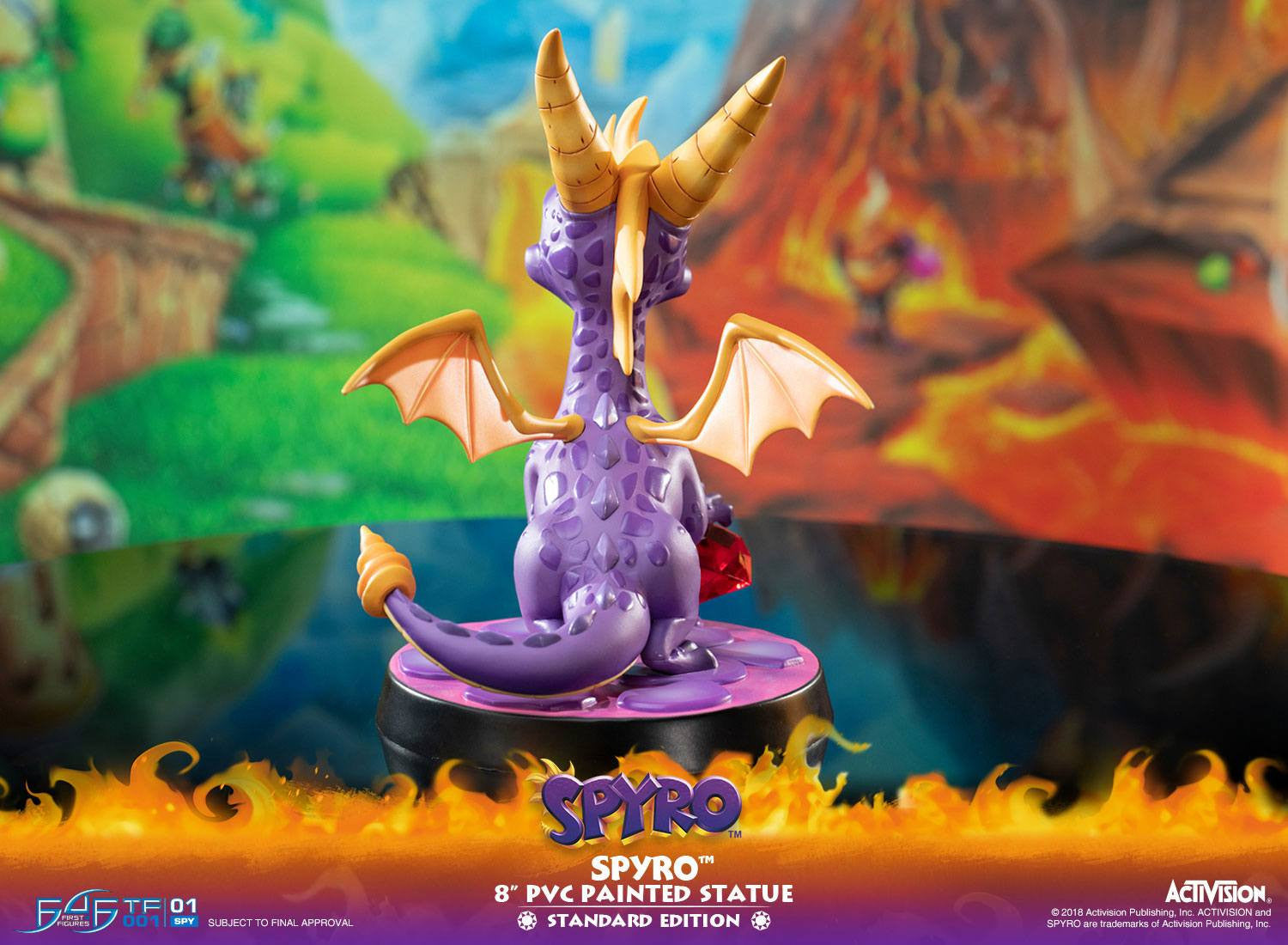 spyro pvc statue