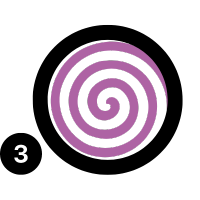 Afbeelding van een Filtertip in de vorm van een spiraal