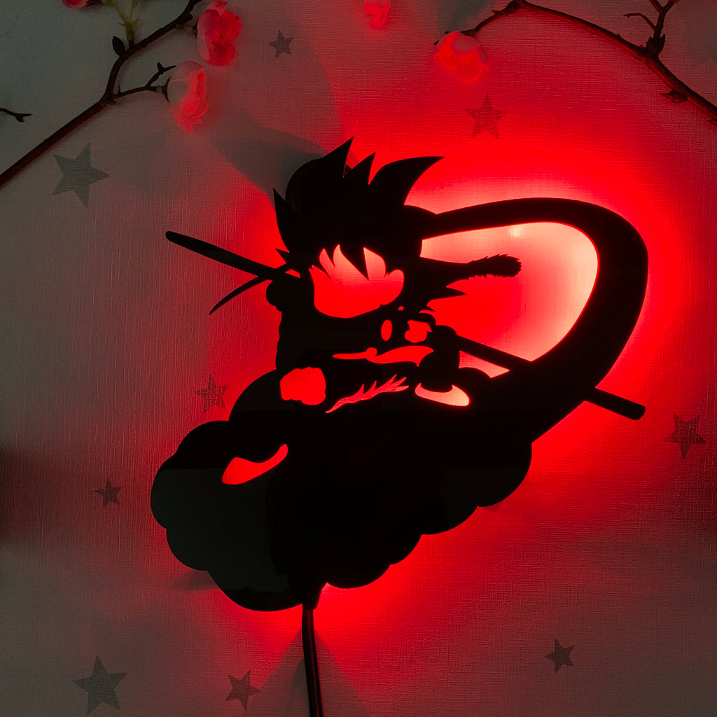 Arcadia North  Dragon Ball - Goku v4 - Anime Silhouette Light
