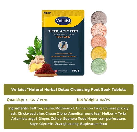 CC™ Natural Herbal Detox Cleansing Foot Soak Tablets
