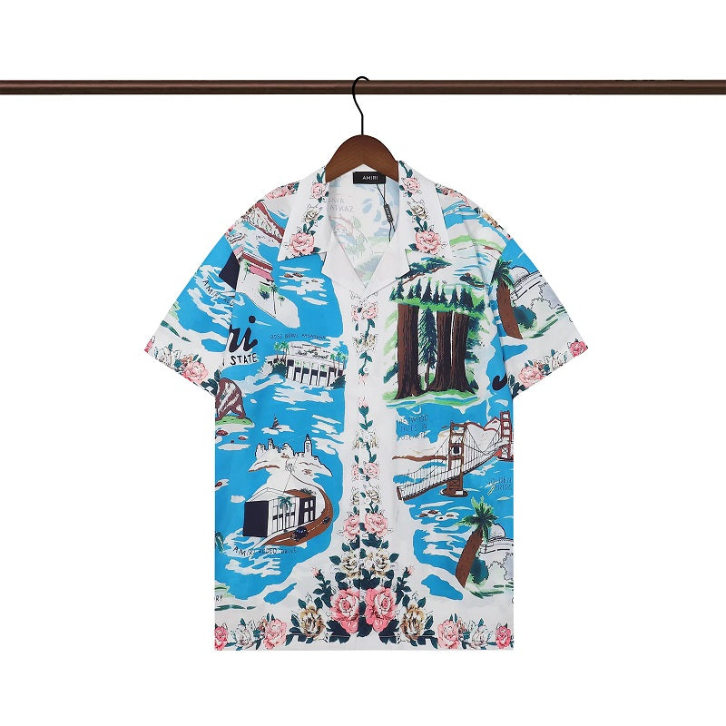 SOLO AMIRI 2023ss new high quality shirt