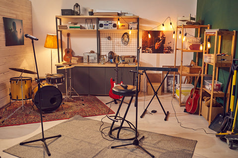 interior of large studio of music recording blog feature