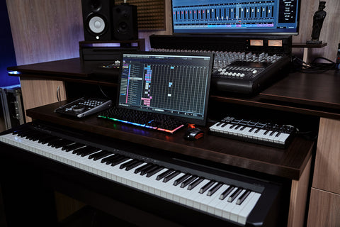 recording studio equipment midi synthesizer