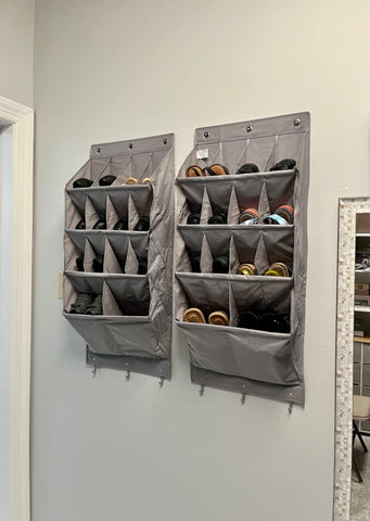 wall  mounted shoe organizer