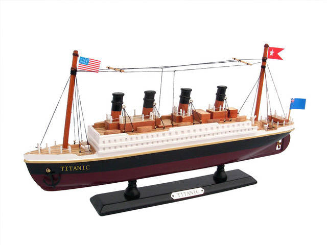 Assembled Decorative Titanic Ship - Fully Assembled Titanic Ship - Woo –  Colorful Cozy