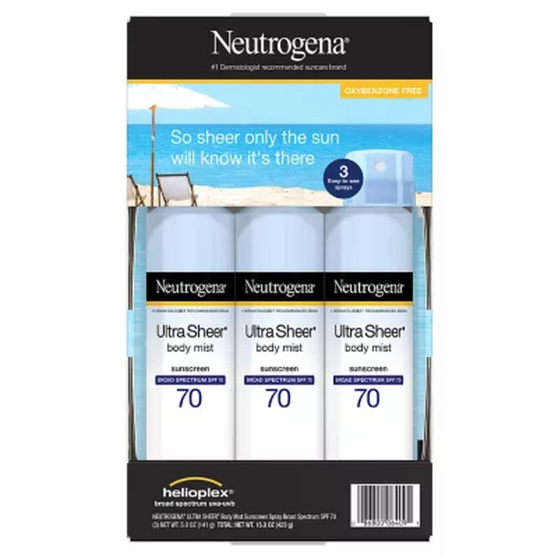 neutrogena sunscreen spray spf 60