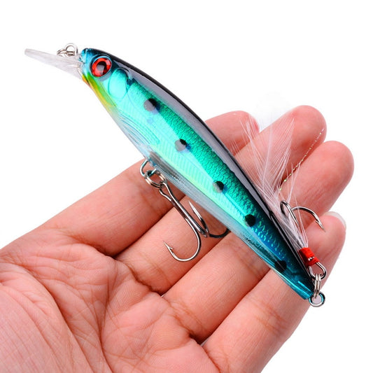 8PCS/Lot 11cm 13.5g Fishing Lures Classic Style Minnow Fishing Bait Fishing  Tackle Free Shipping Fishing Lure Set HQ051