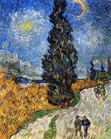 A Cypress against a Starry Sky by Vincent Van Gogh