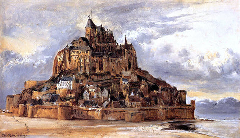 Mont-Saint-Michel by Theodore Rousseau