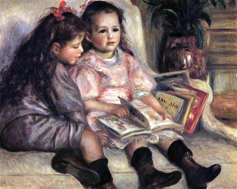 A Portrait of Two Children by Pierre Auguste Renoir