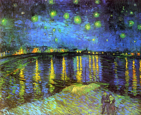 A Starry Night Over the Rhone by Vincent Van Gogh