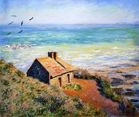 A Costoms House, Morning Effect by Claude Oscar Monet