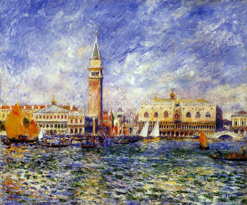 The Doges' Palace, Venice by Pierre Auguste Renoir