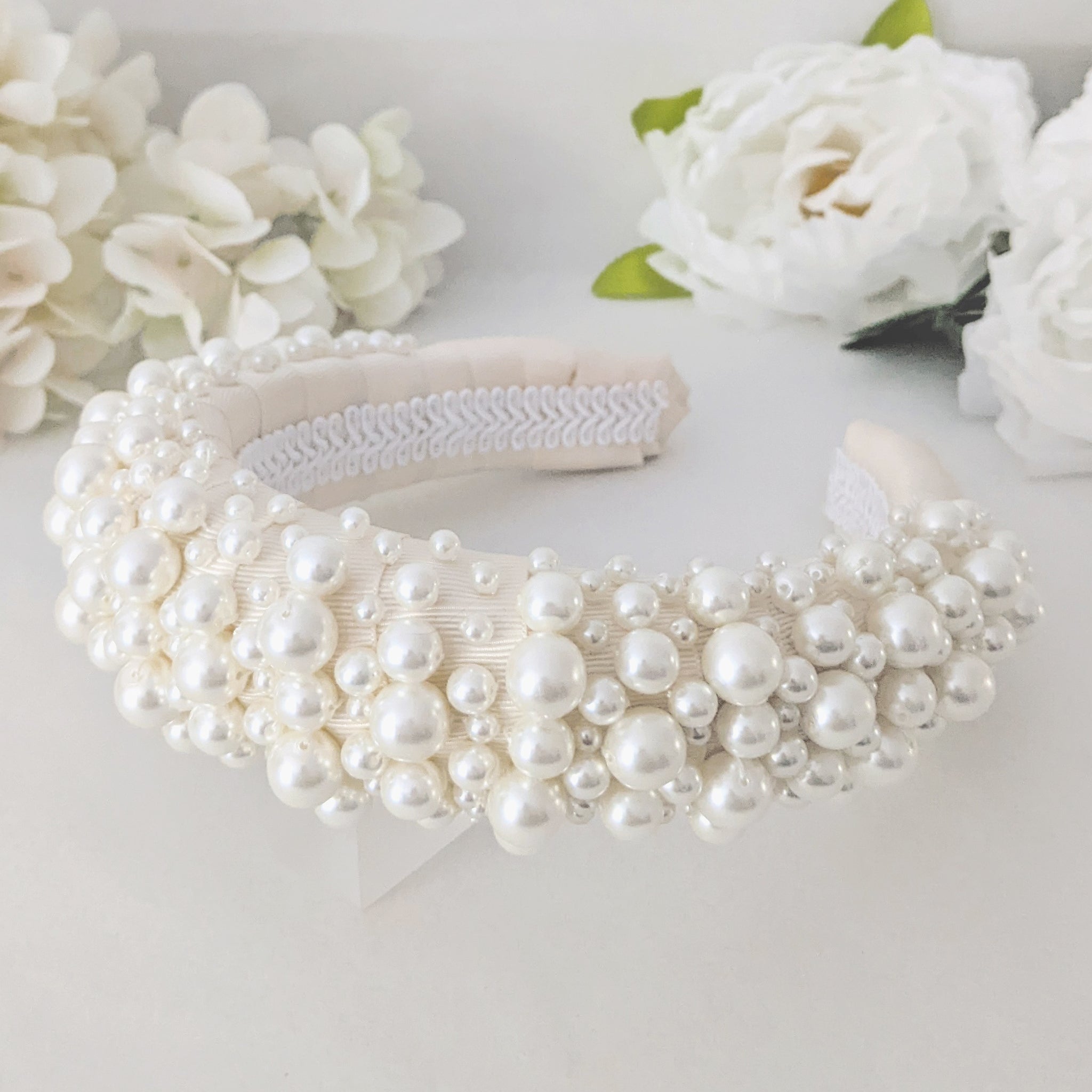 Camille Pearl Padded Headband | Susie Warner