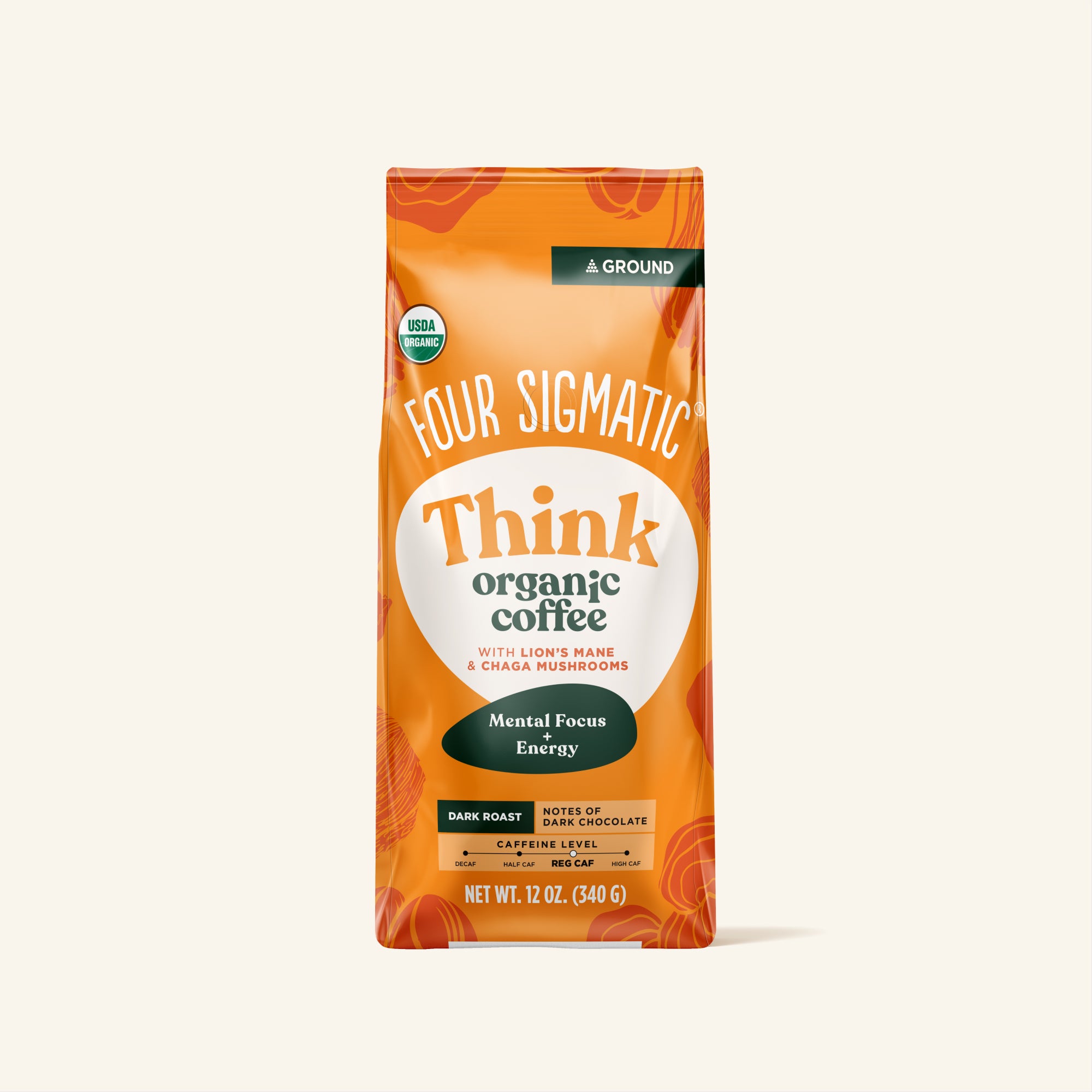 Save on Four Sigmatic Think Coffee Mix Mushroom with Lion's Mane Organic -  10 ct Order Online Delivery