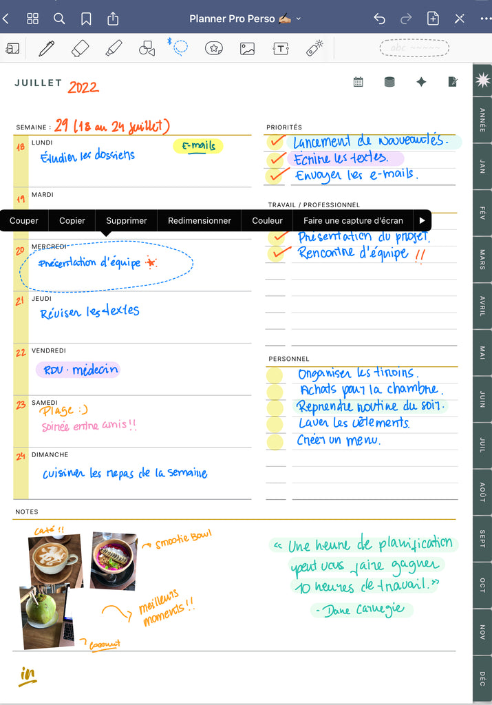 digital planner with GoodNotes 5