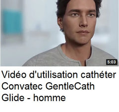 (anglais) Vidéo d'utilisation du cathéter Convatec GentleCath Glide - homme