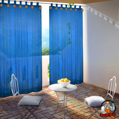 HIPPO Outdoor Balcony Loop Curtain