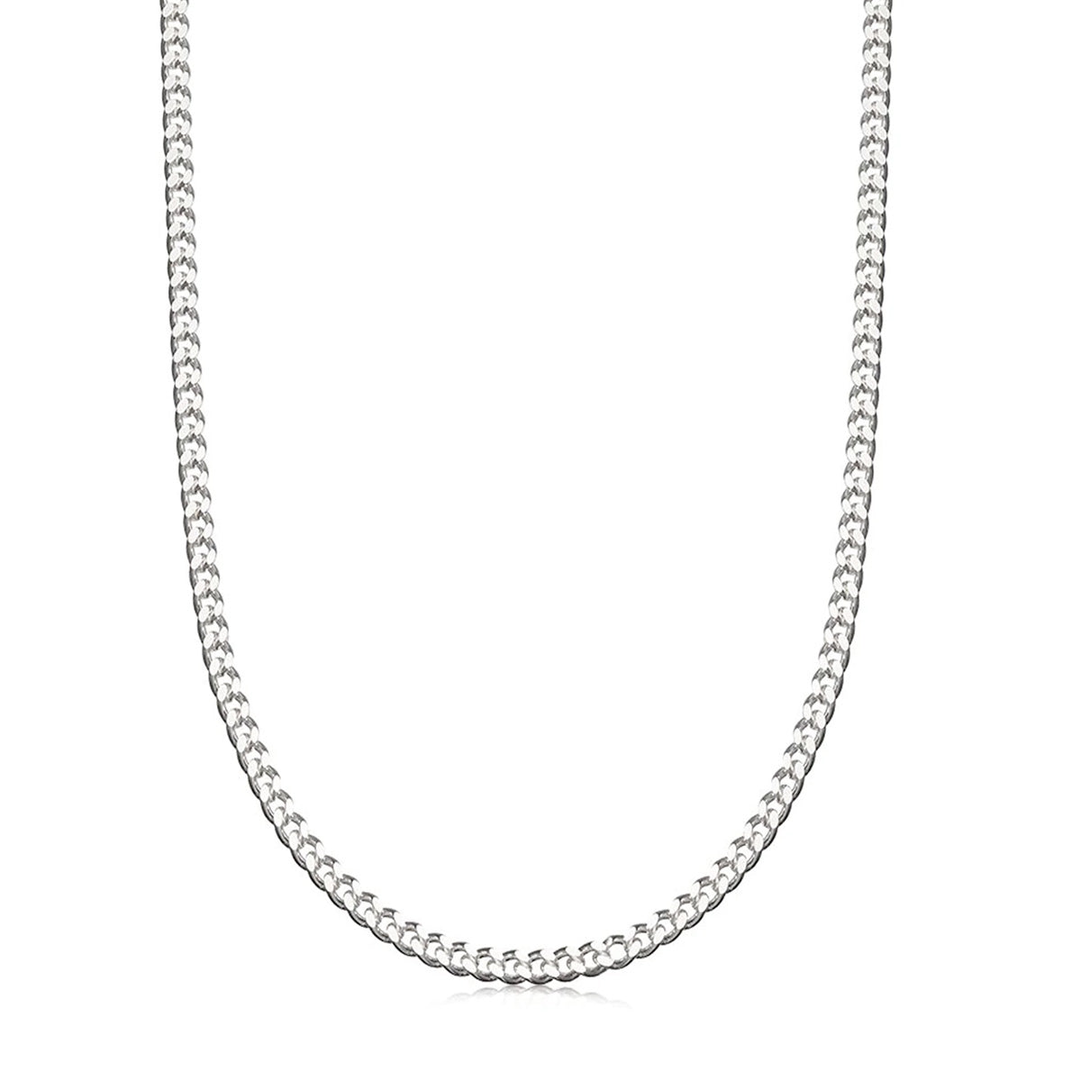 Sterling Silver Curb Chain 3mm | Hersey & Son Silversmiths