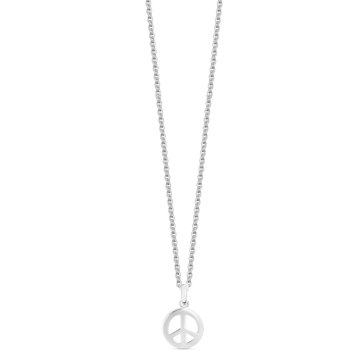 Mini Sterling Silver Peace Necklace | Hersey & Son Silversmiths