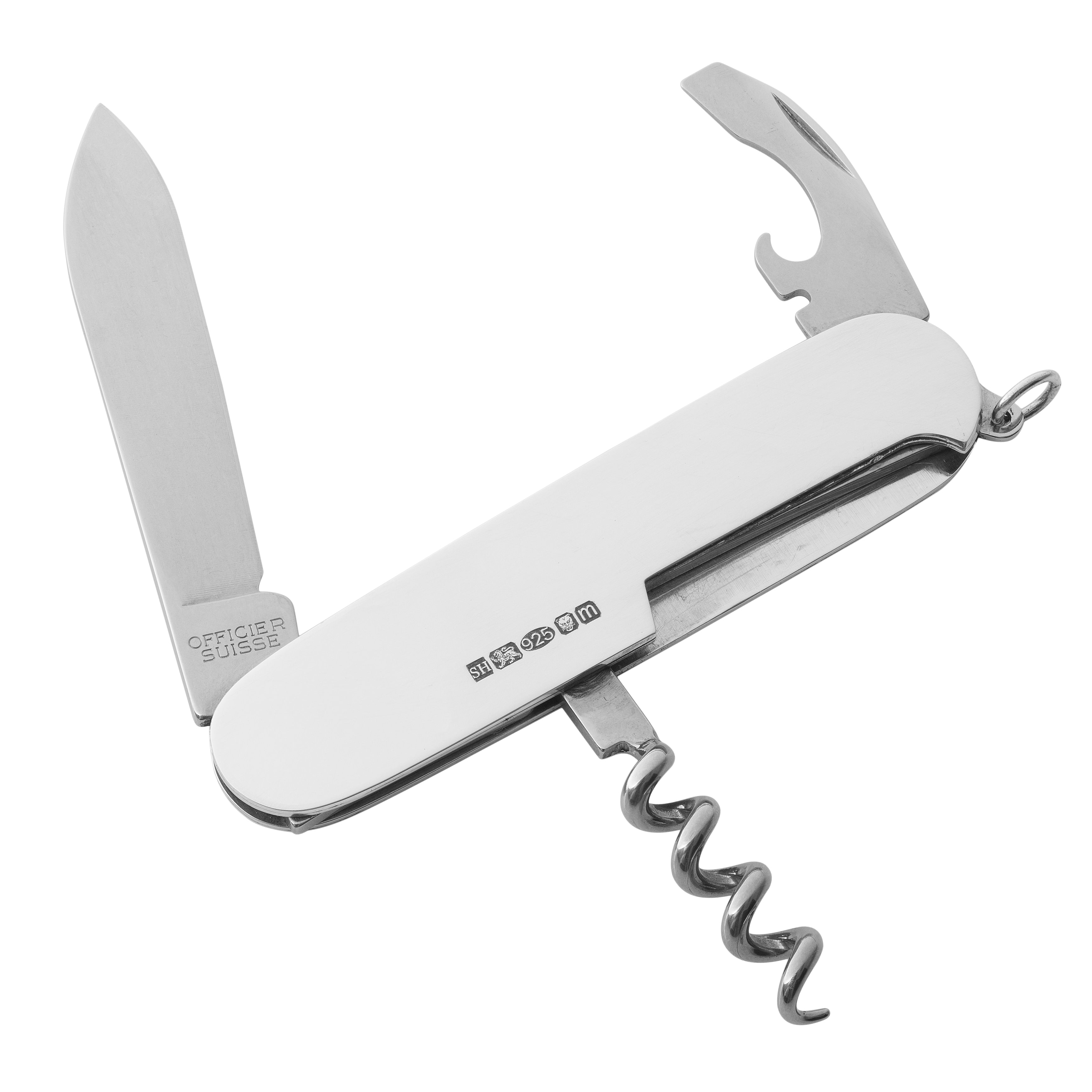 Silver Corkscrew Penknife| Hersey & Son Silversmiths