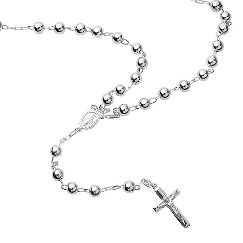 Silver Rosary Necklace | Hersey & Son Silversmiths