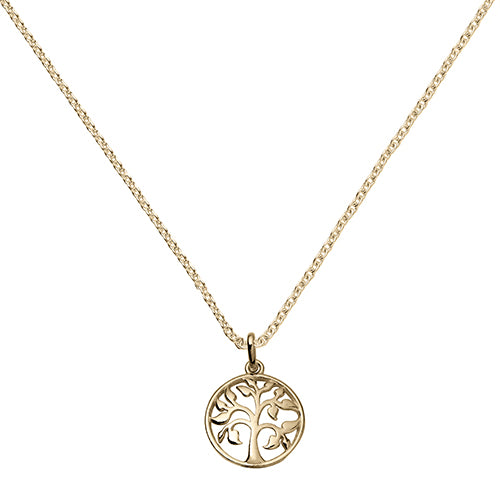 Yellow Gold Tree Of Life Pendant | Hersey & Son Silversmiths