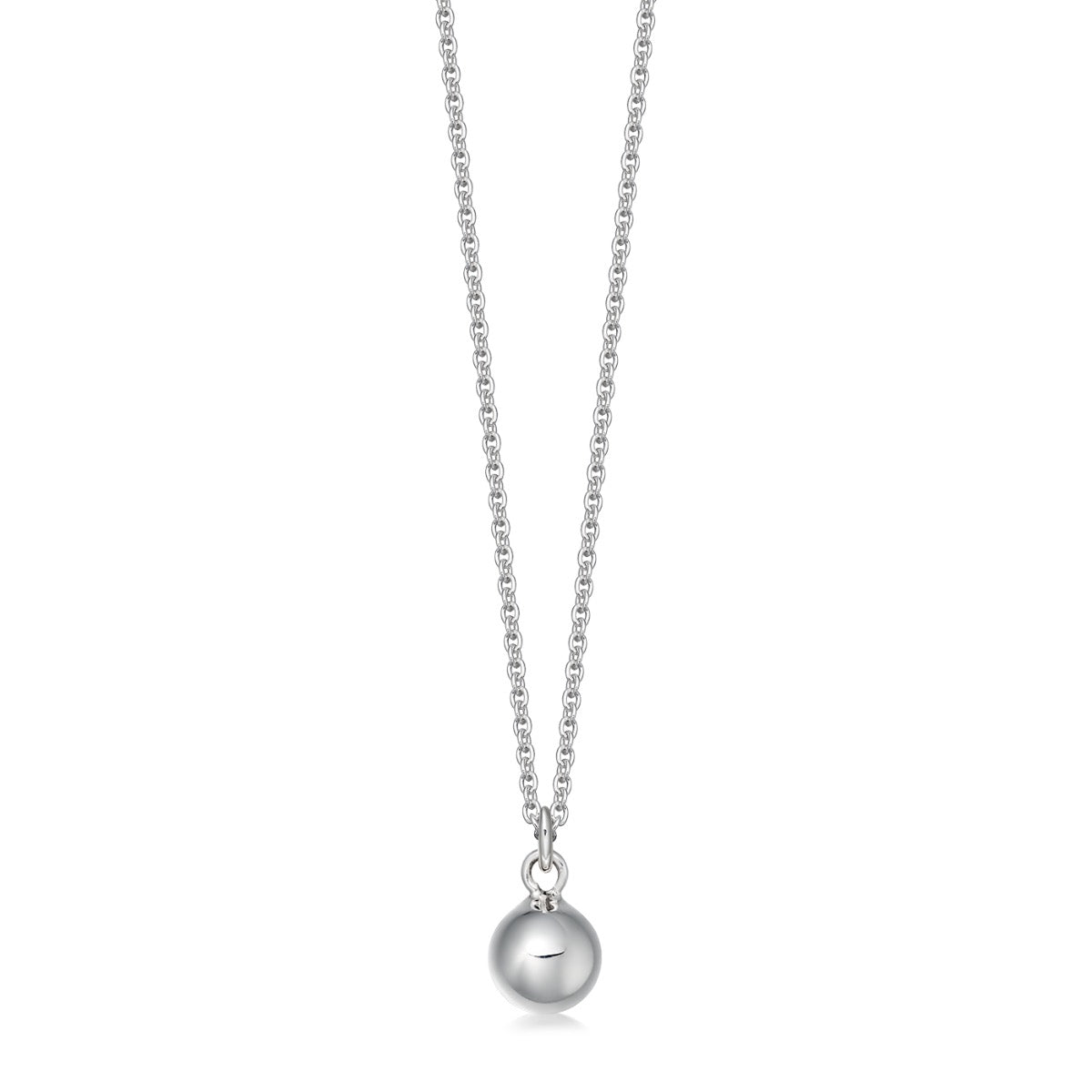 Silver Ball Pendant Necklace | Hersey & Son Silversmiths