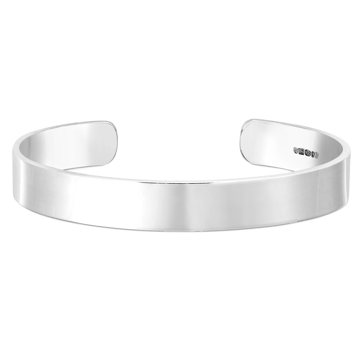 Mens Classic Silver Cuff Bracelet | Hersey & Son Silversmiths