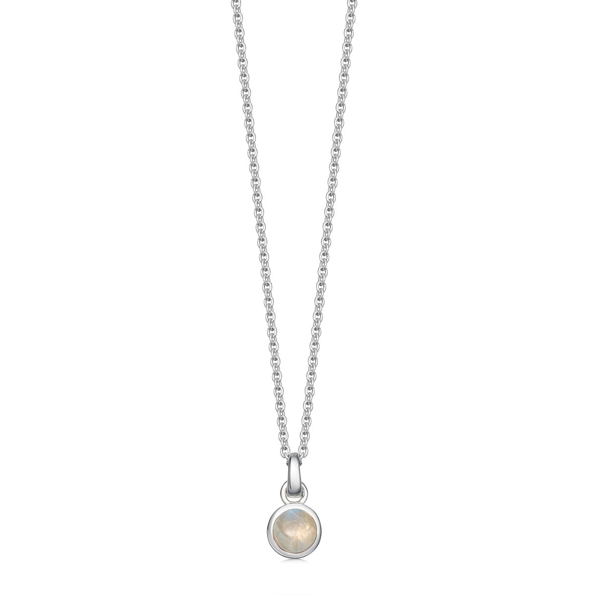 June Birthstone Necklace Pendant Moonstone | Hersey & Son Silversmiths