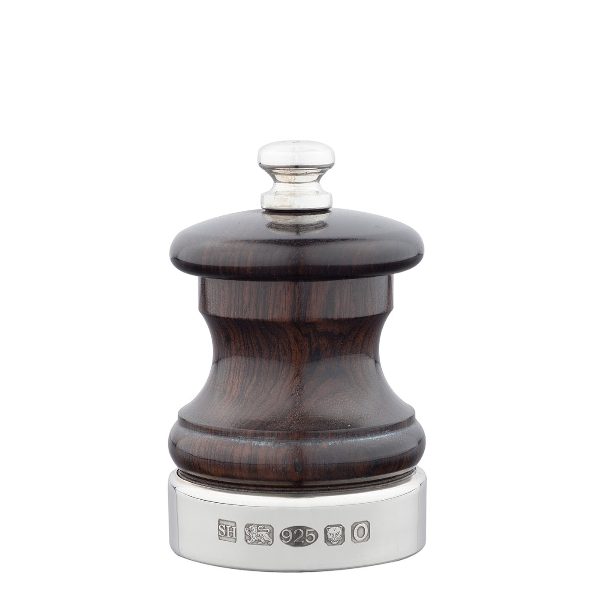 Silver and Blackwood Peppermill |Hersey & Son Silversmiths