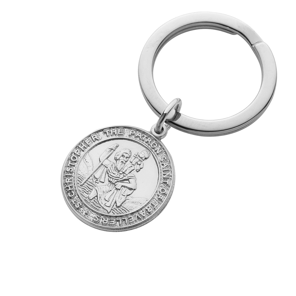 Silver St Christopher Keyring | Hersey & Son Silversmiths