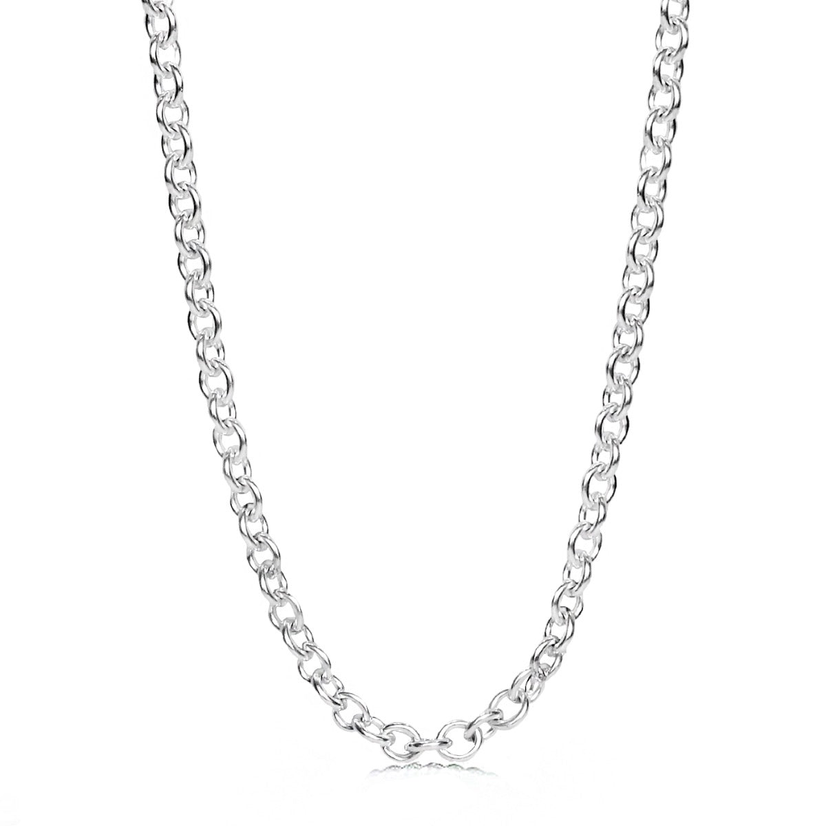 Chunky Sterling Silver Cable Chain Necklace | Hersey & Son Silversmiths