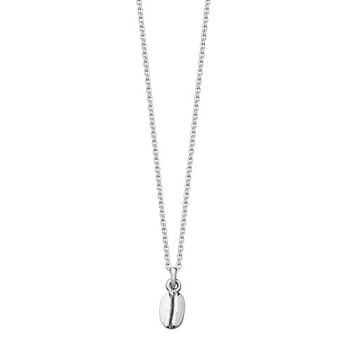 Sterling Silver Coffee Bean Pendant Necklace| Hersey & Son Silversmiths