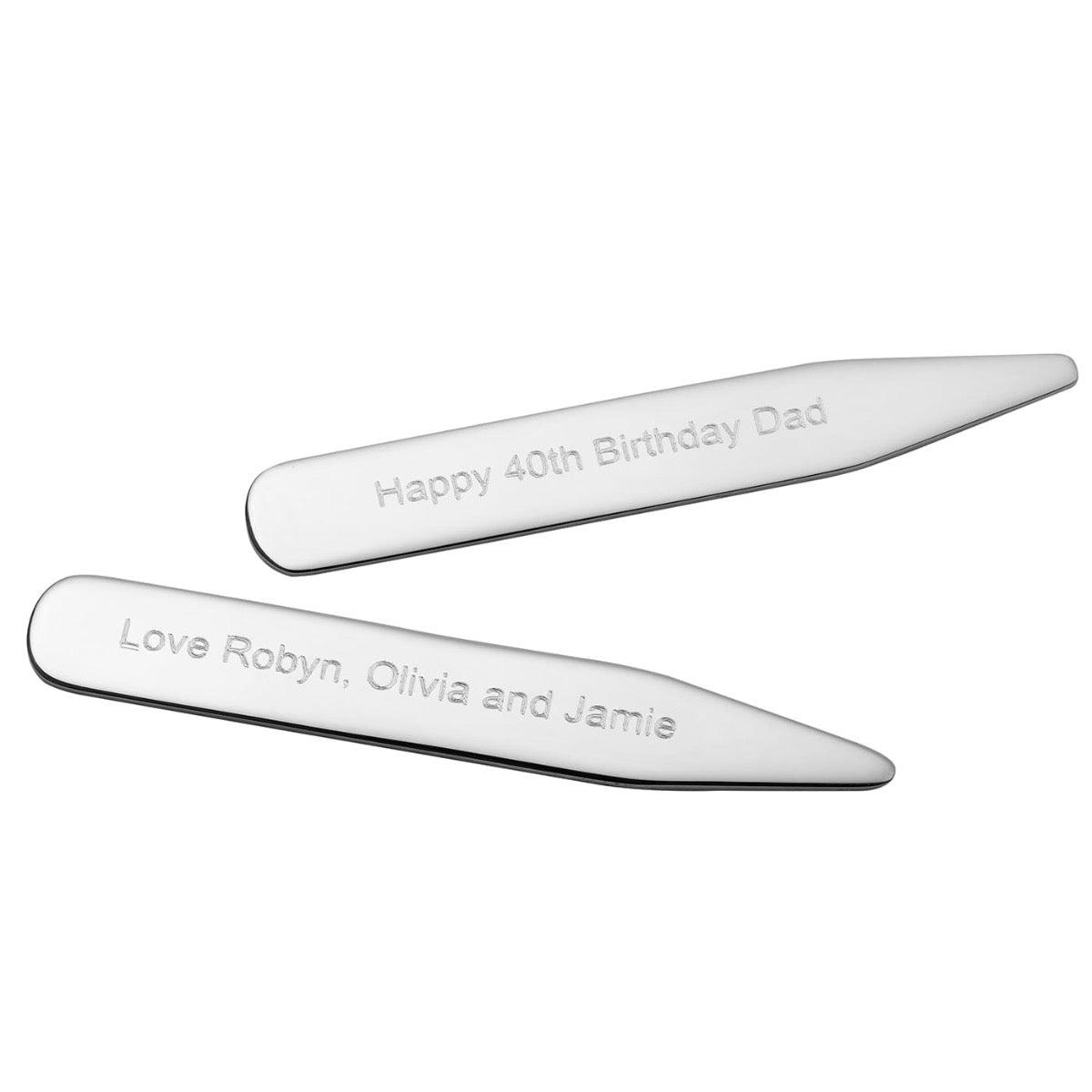 Sterling Silver Collar Stiffeners | Hersey & Son Silversmiths