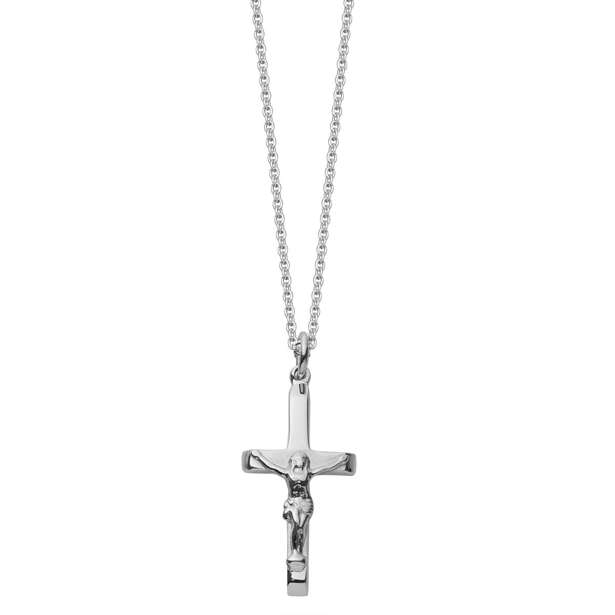 Sterling Silver Crucifix Necklace | Hersey & Son Silversmiths