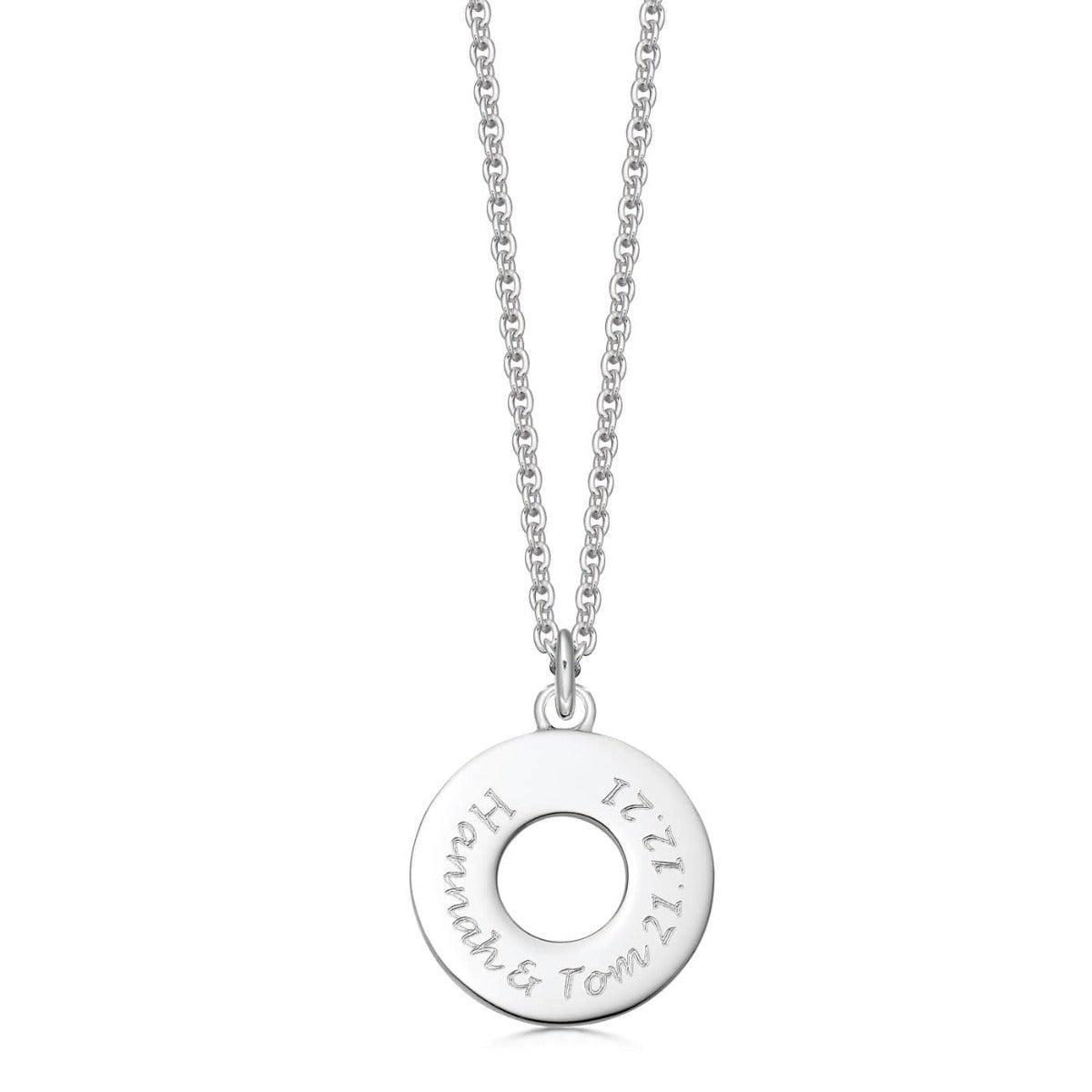 Sterling Silver Circle of Life Pendant Necklace | Hersey & Son Silversmiths