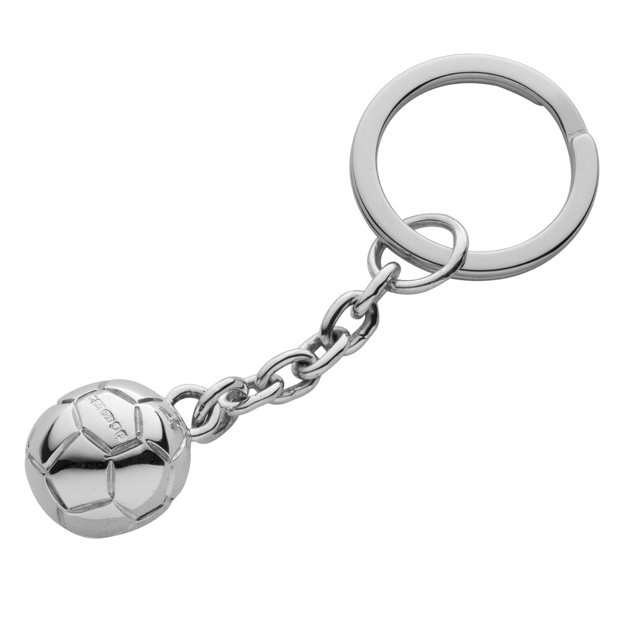 Silver Football Keyring | Hersey & Son Silversmiths