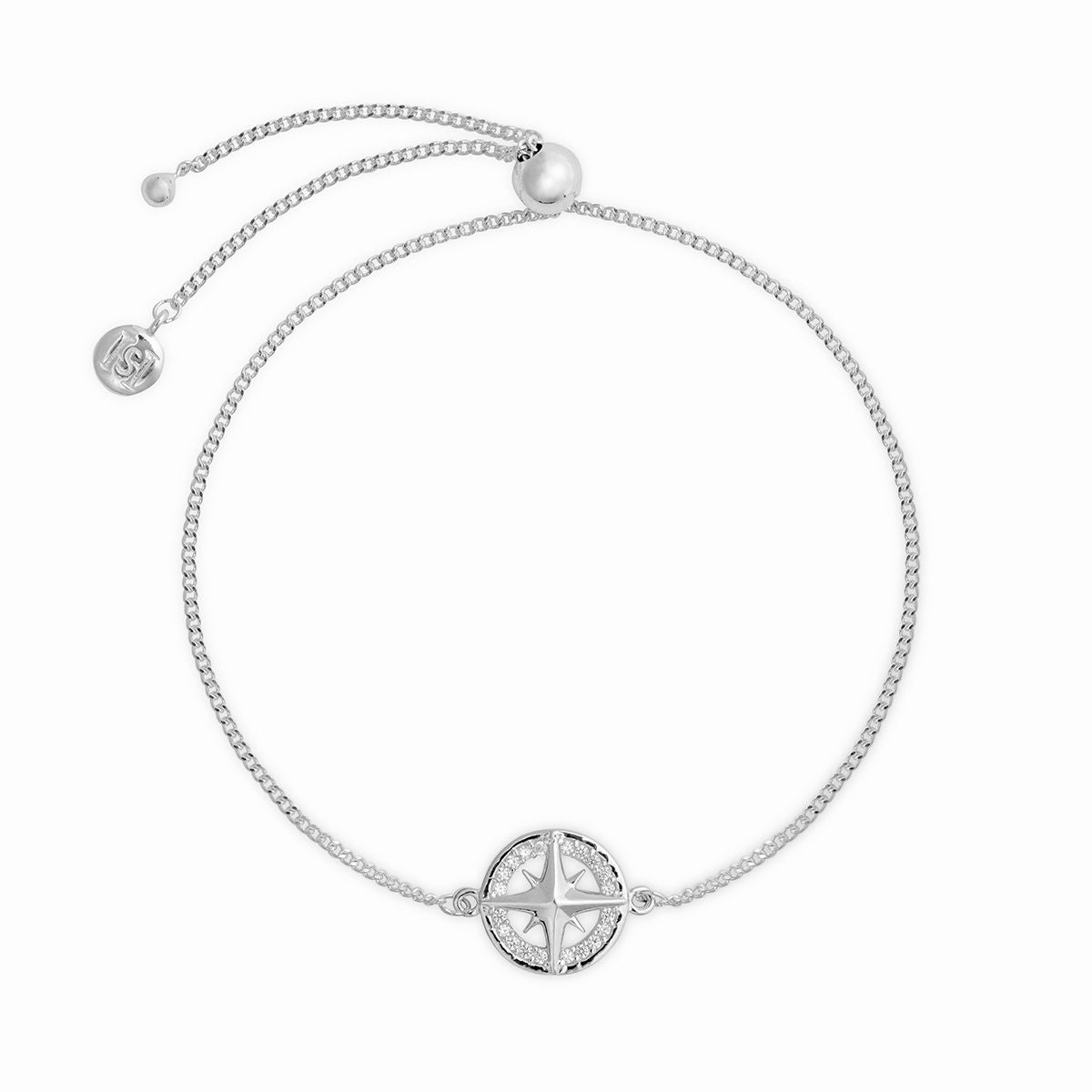 Sterling Silver Adjustable Compass Bracelet | Hersey & Son Silversmiths