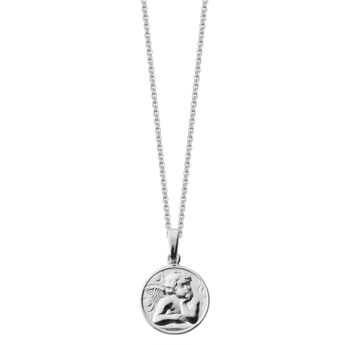 Sterling Silver Guardian Angel Pendant | Hersey & Son Silversmiths