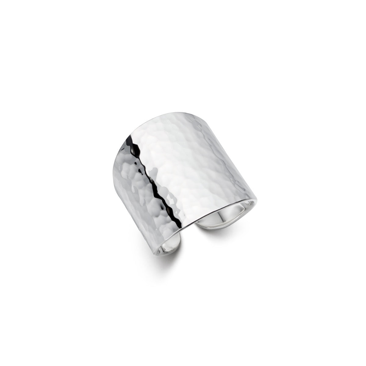 Adjustable Sterling Silver Hammered Ring | Hersey & Son Silversmiths