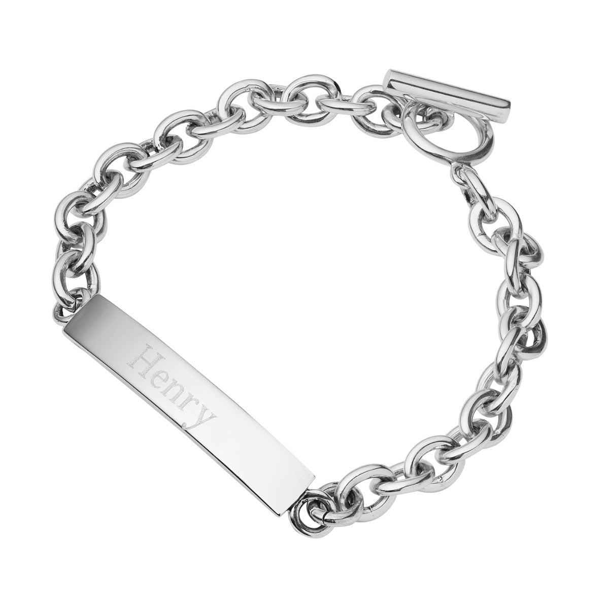 Silver ID Bracelet | Hersey Silversmiths Silver Identity Bracelet