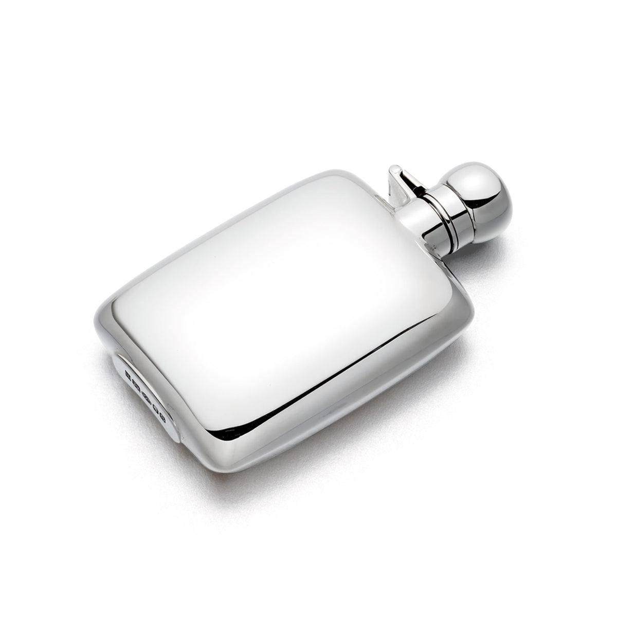 Luxury Sterling Silver Hip Flask Chunky | Hersey & Son Silversmiths