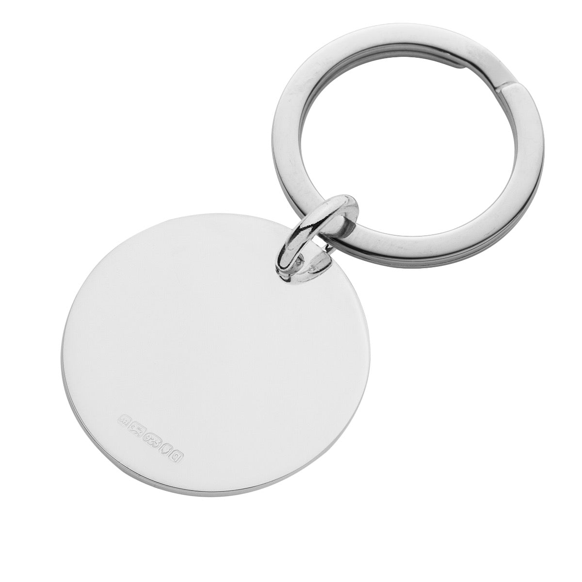 Round Silver Keyring Classic | Hersey & Son Silversmiths