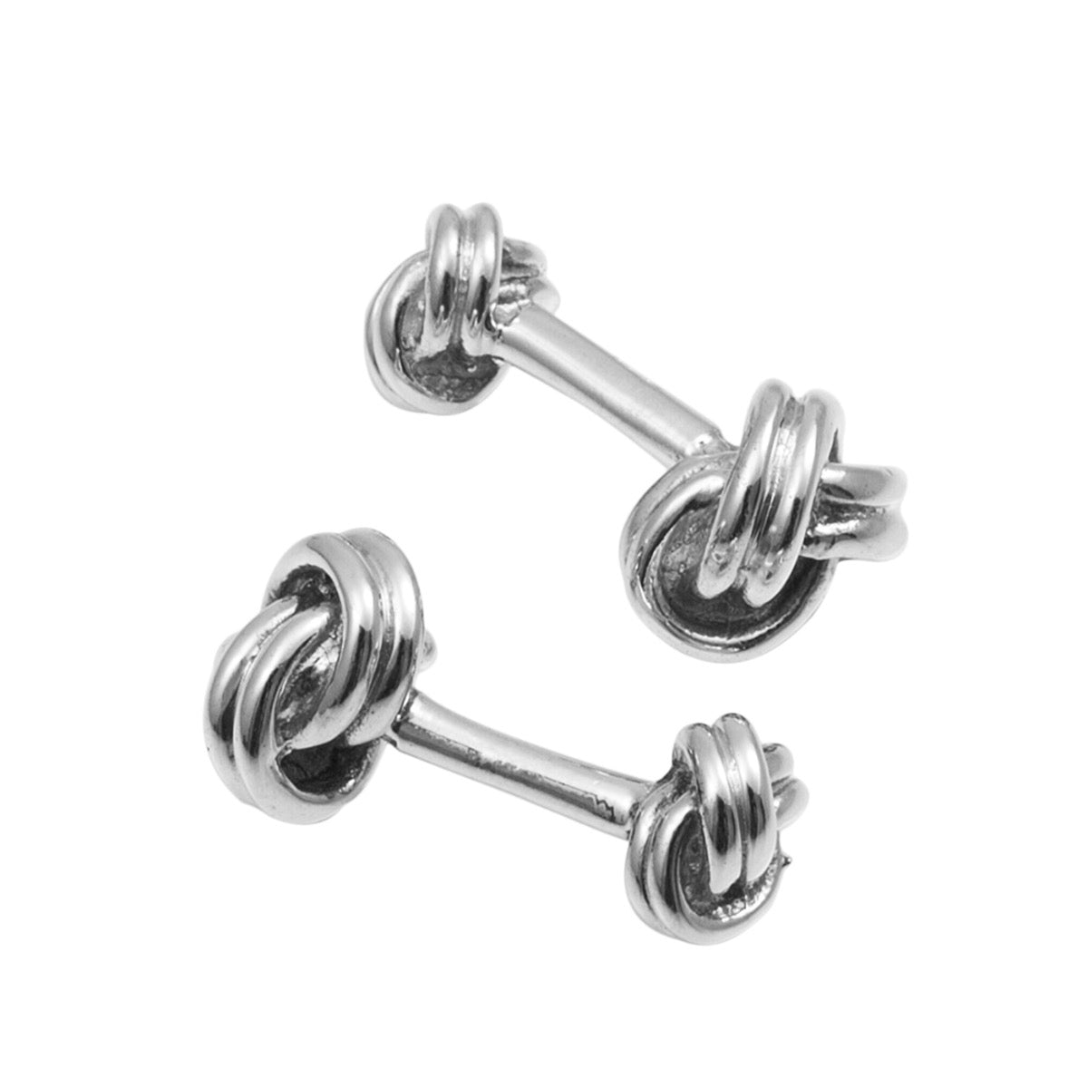 Silver Knot Cufflinks | Hersey & Son Silversmiths