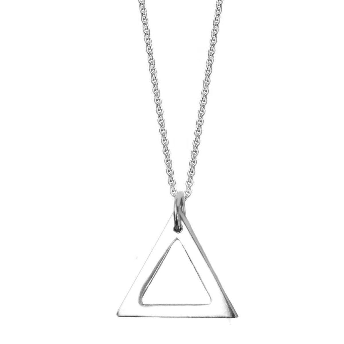 Large Sterling Silver Triangulum Necklace | Hersey & Son Silversmiths