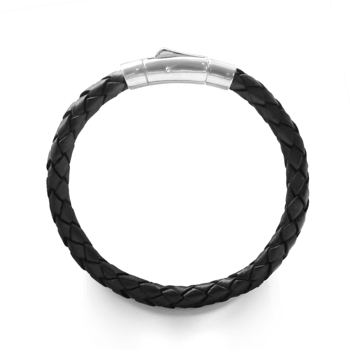 Leather Bracelet with Silver Hallmarked Clasp | Hersey & Son Silversmiths
