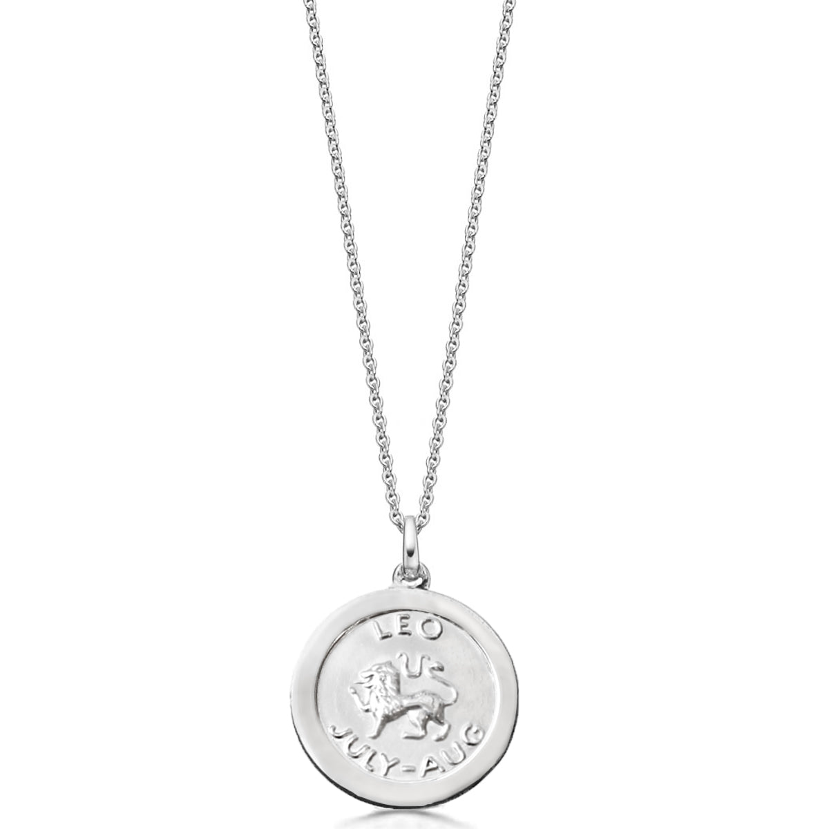 Silver Leo Zodiac Pendant | Hersey & Son Silversmiths