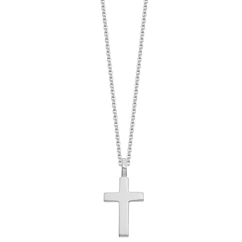 Sterling Silver Classic Cross Necklace | Hersey & Son Silversmiths